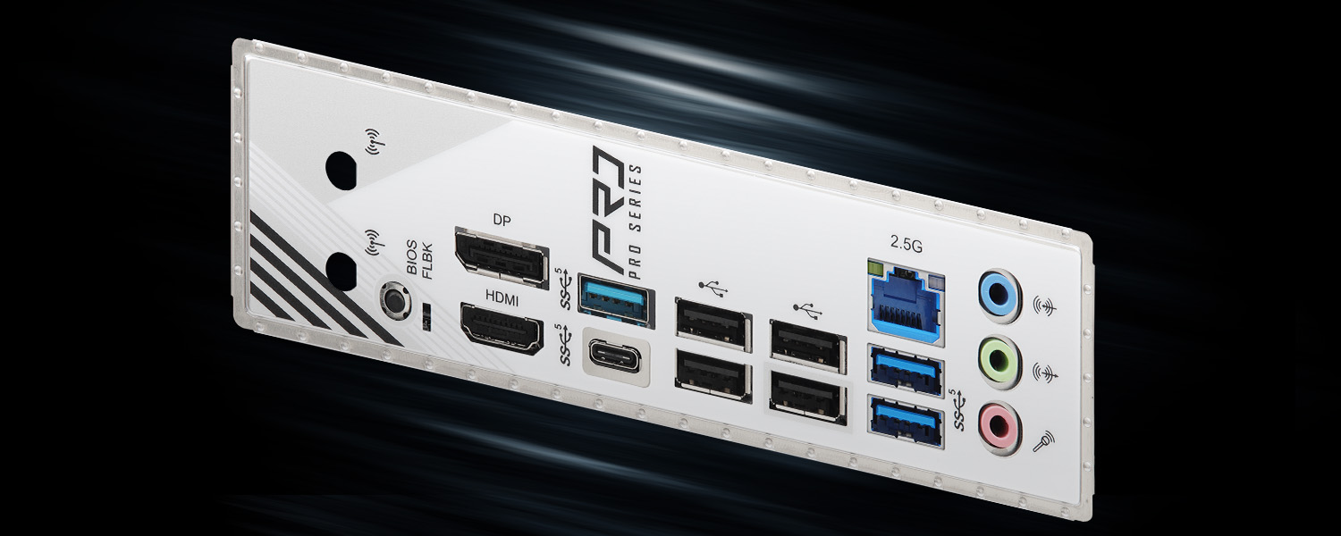 Flexibel integrierbare I/O-Blende